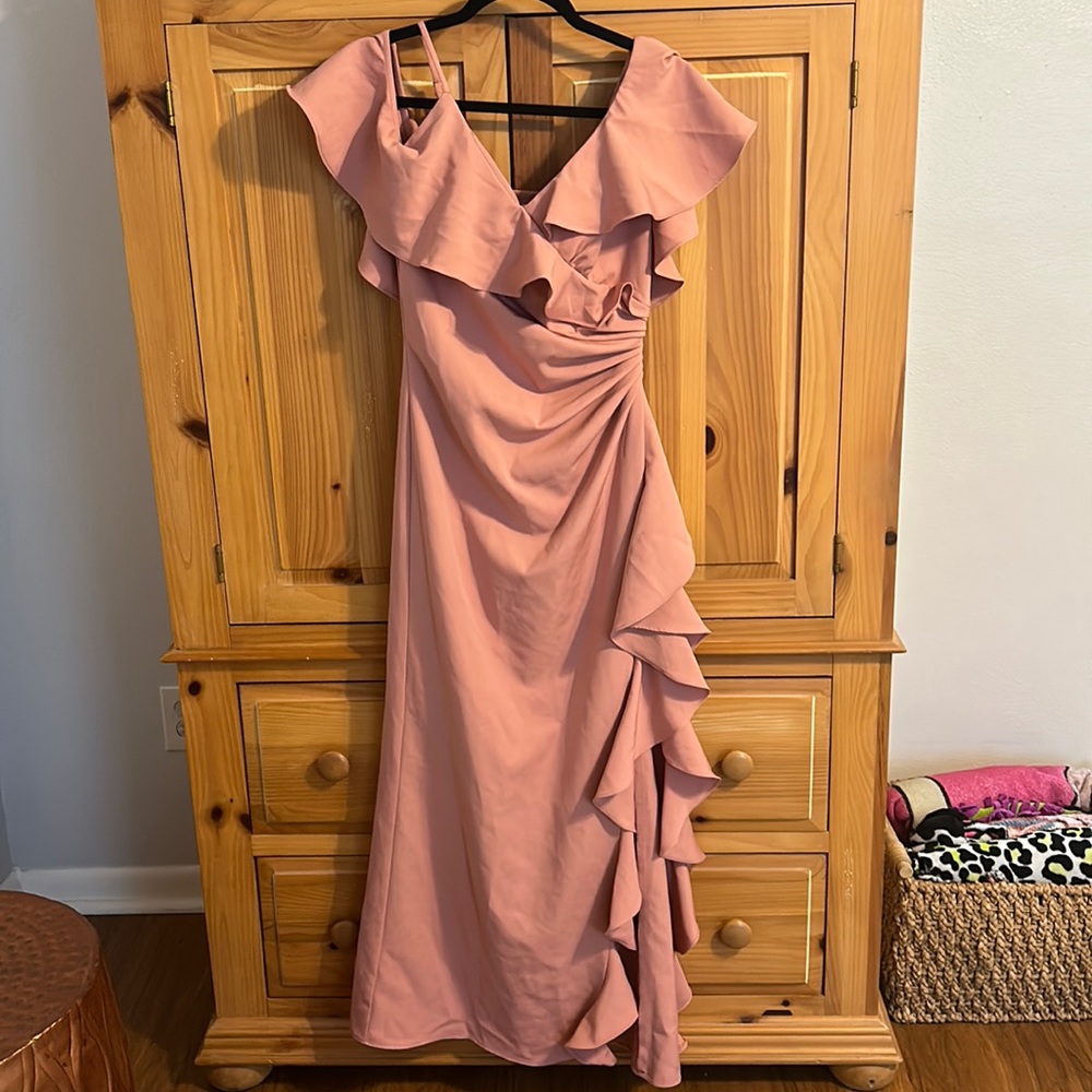 Social Graces Ruffled Dress